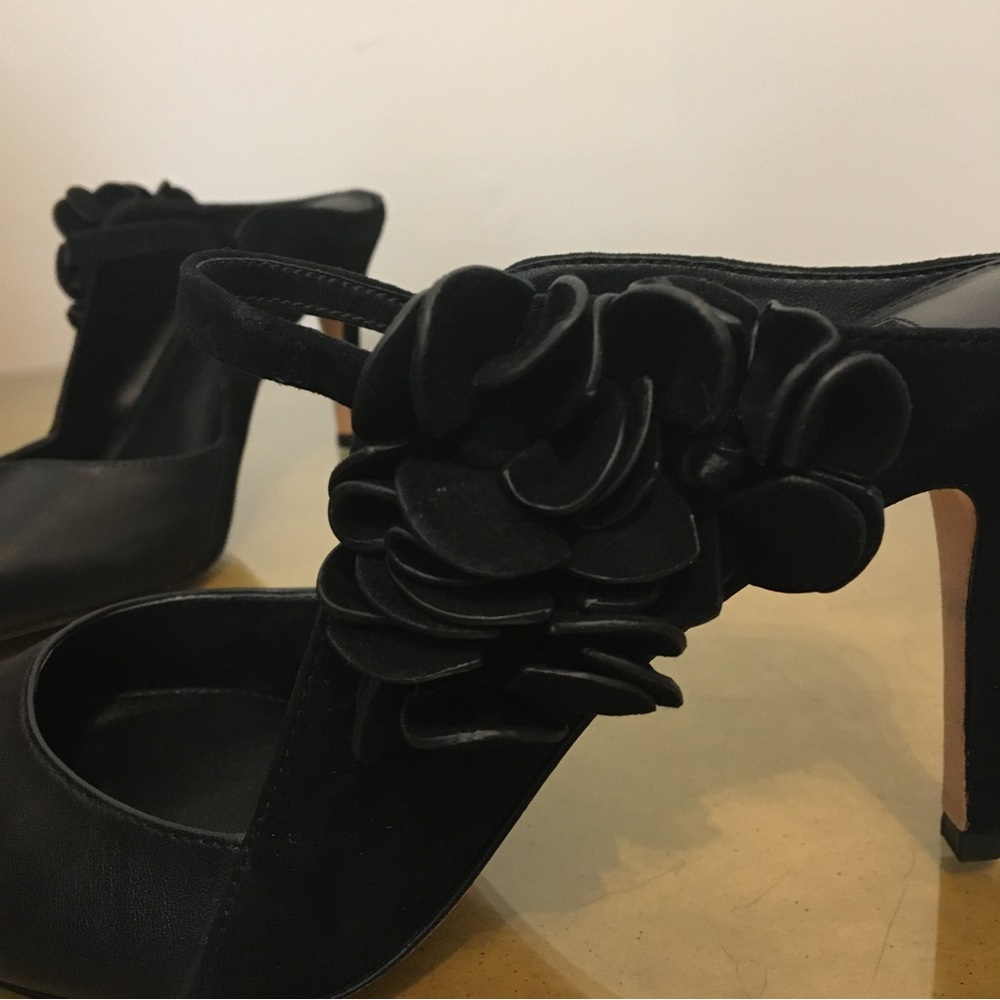 🛍️ SALE! ANTONIO MELANI Sz 7.5 Leather Heels - Picture 5 of 6